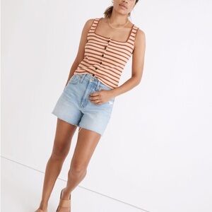 Madewell High Rise Denim Shorts in Littleton Wash